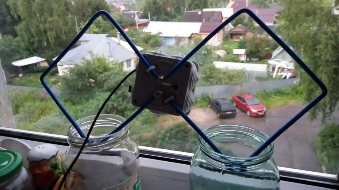 Antenne Kharchenko avec amplificateur