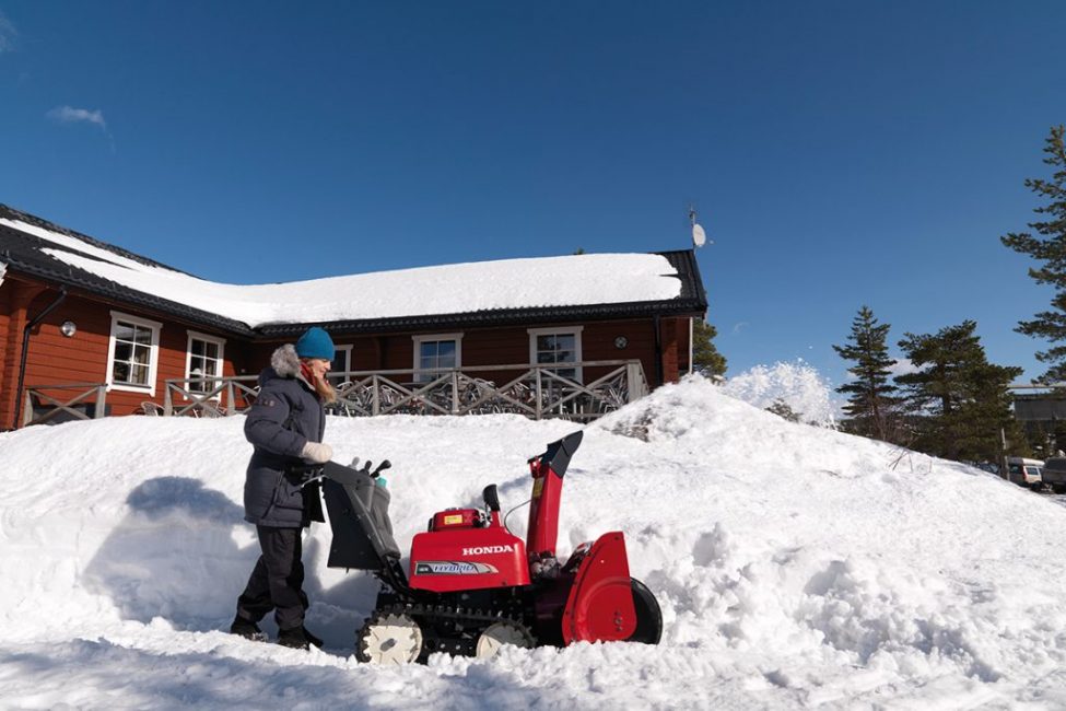 Souffleuse à neige hybride
