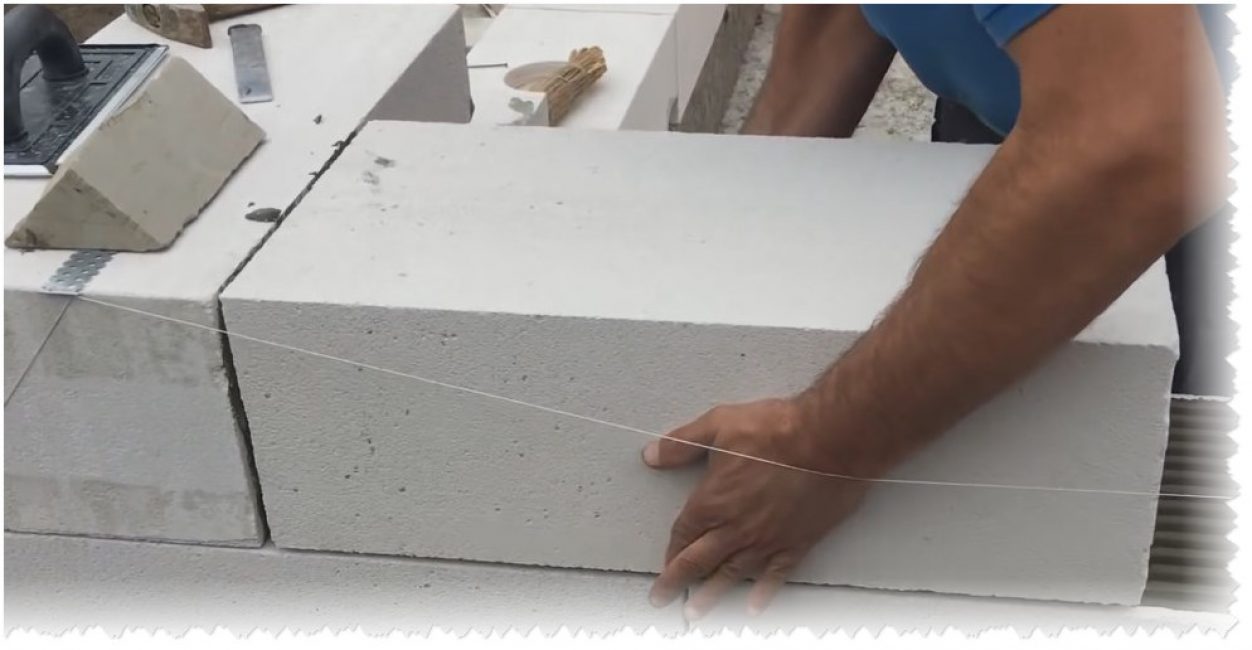 On met le bloc sur la ficelle