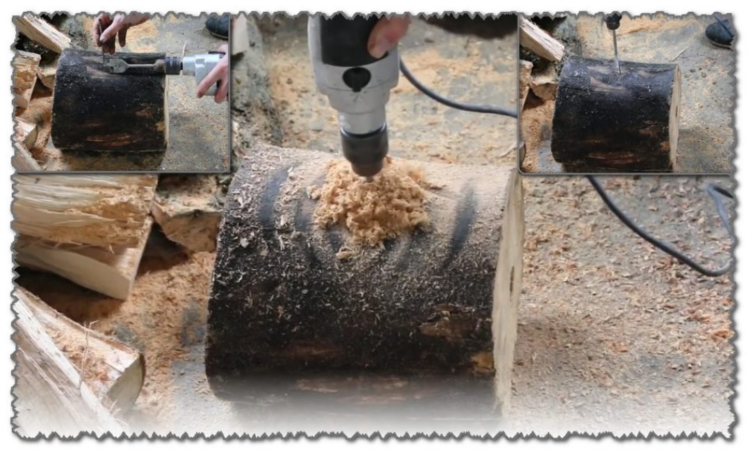 Marquez le côté et percez