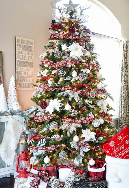 Arbre dans un style campagnard classique