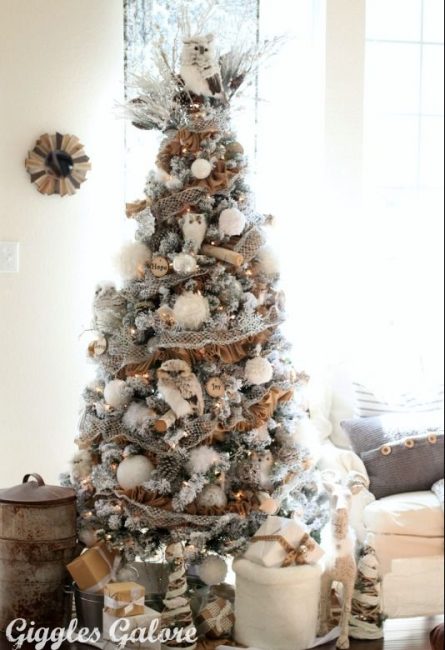 Déco rustique avec hiboux