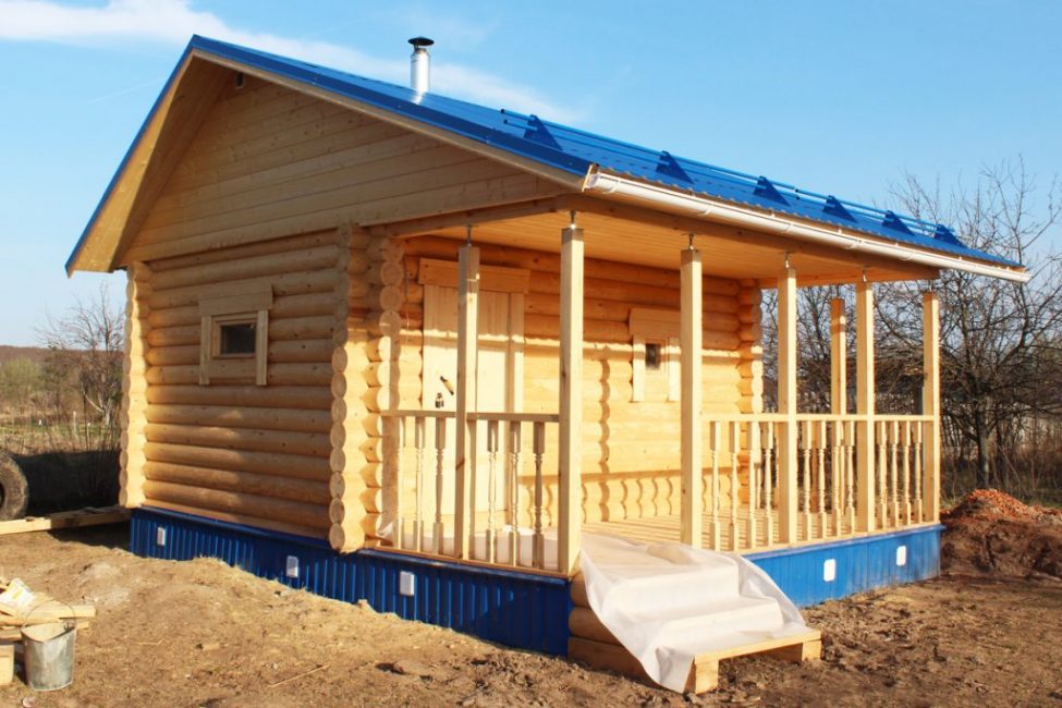 Construire 5 x 6 à partir de rondins