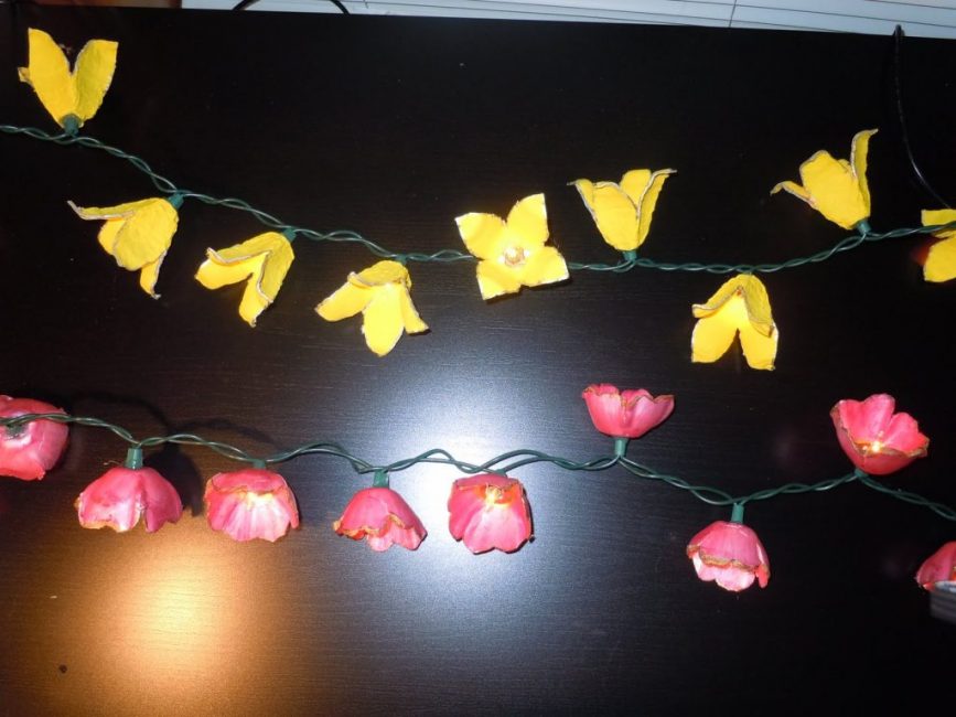 Guirlande LED transformée