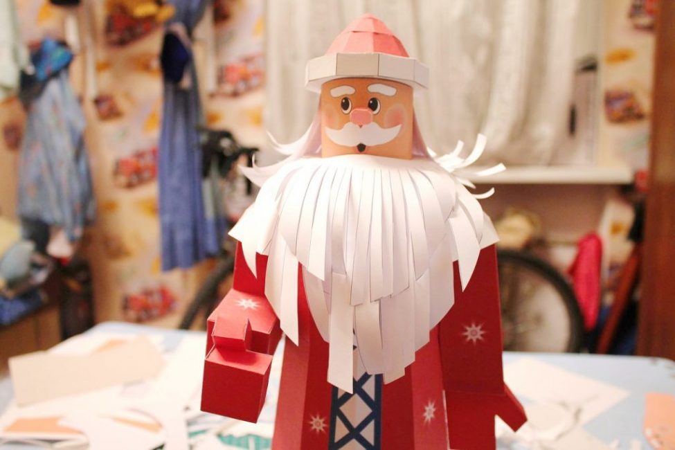 Père Noël en papier