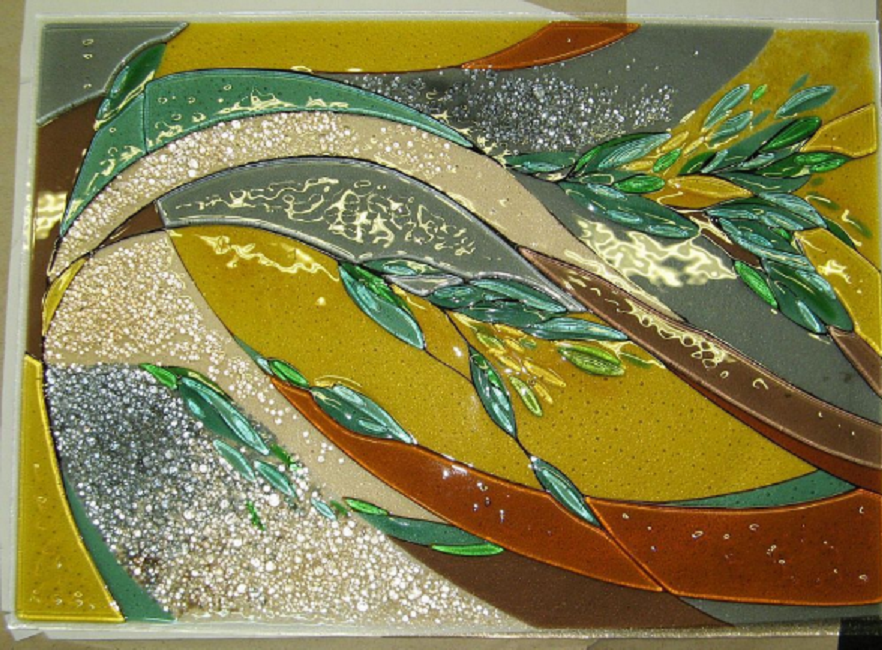 Le verre fondu semble inhabituel