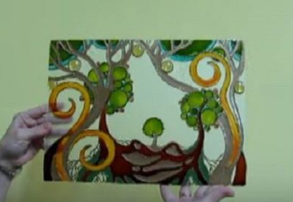 Le vitrail est prêt