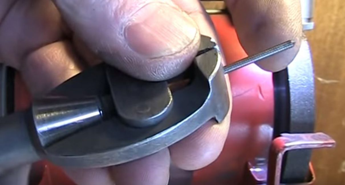 Serrage dans un étau