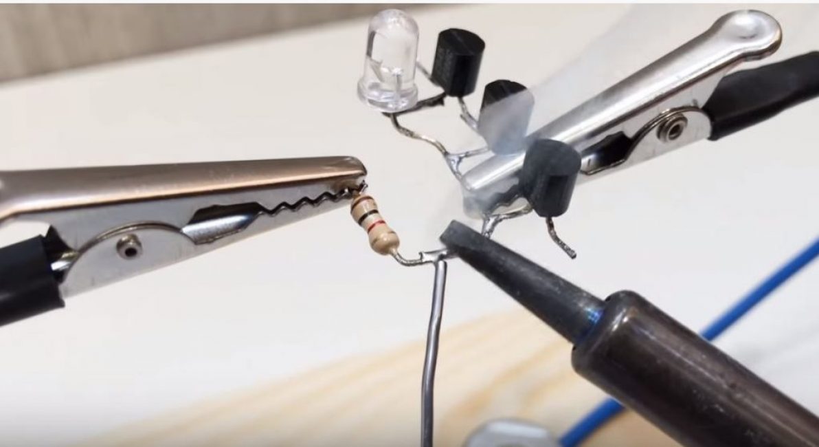 Souder la résistance