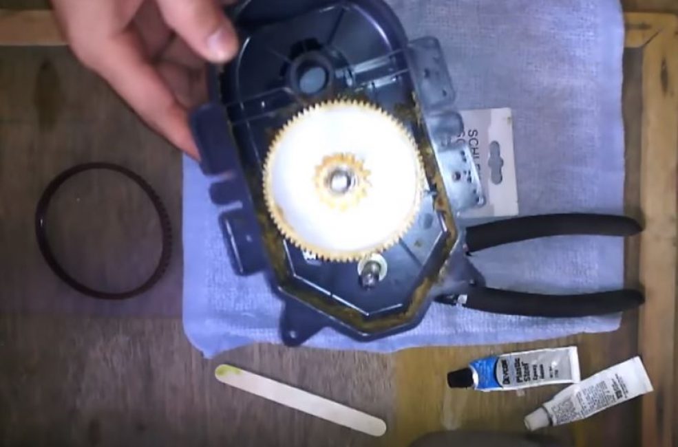 Traitement avec de l'huile de machine