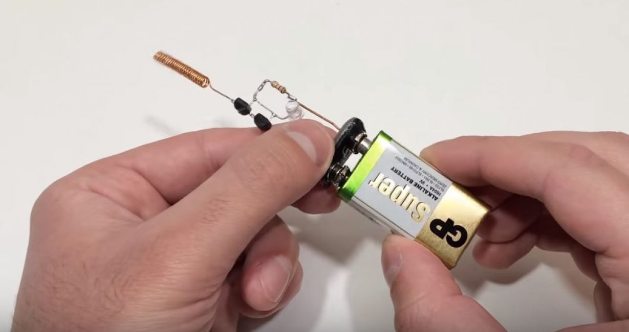 Nous connectons la batterie