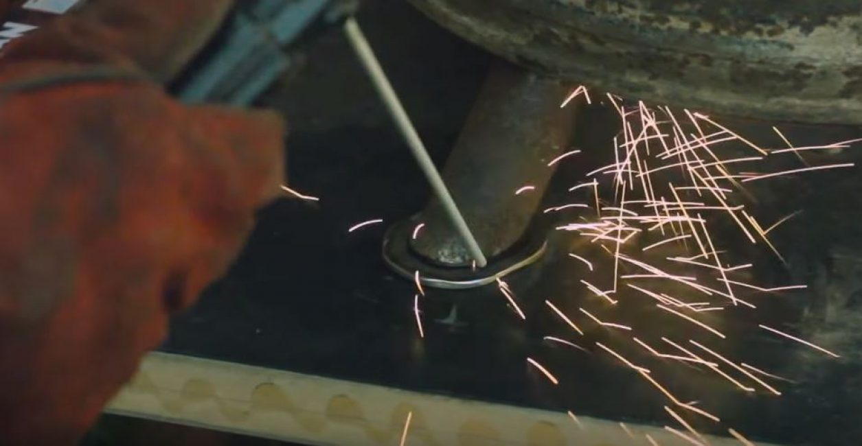 Nous soudons les bouchons