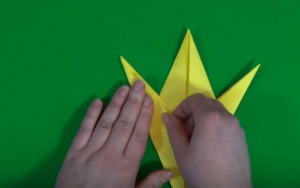 Plier le bord gauche