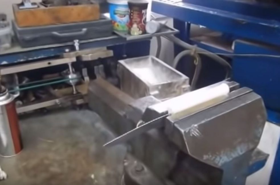 Serrage dans un étau