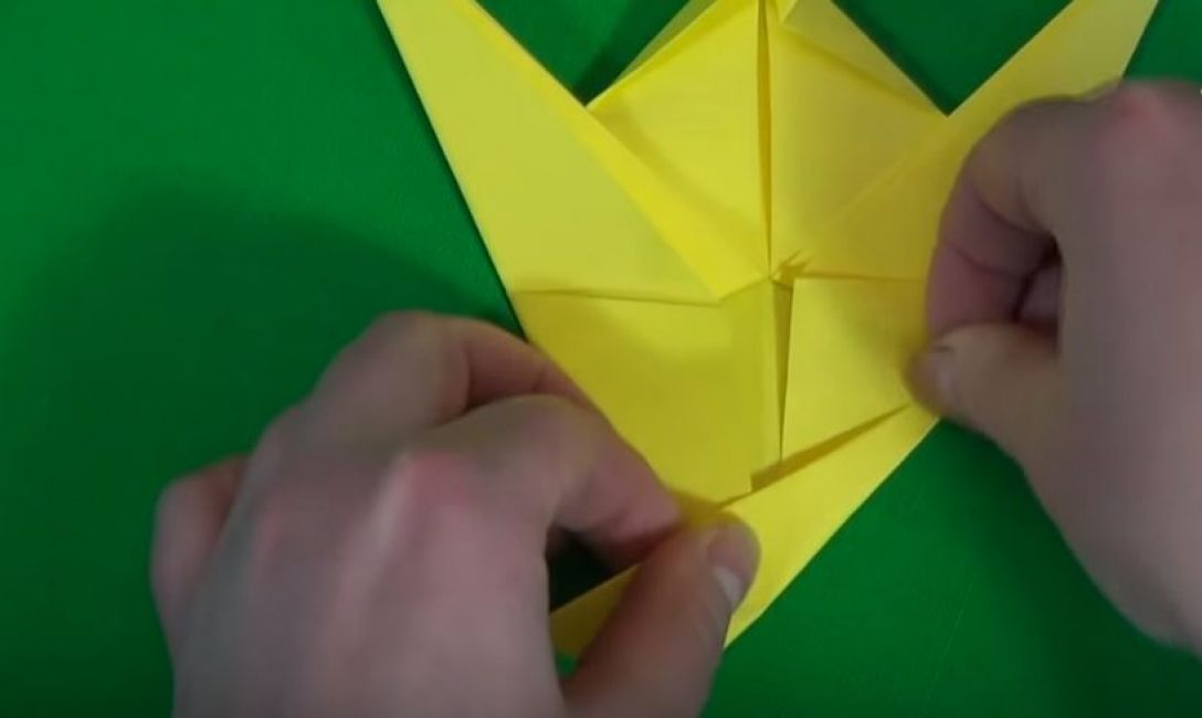 Faire le deuxième pli