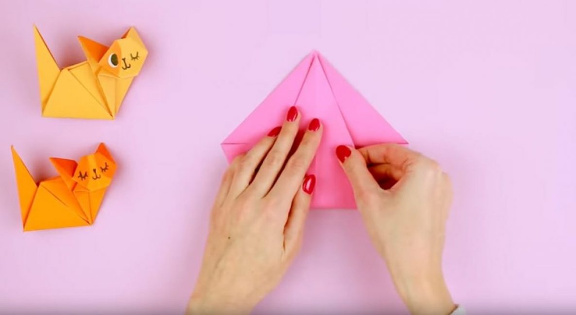 Nous plions la figure résultante