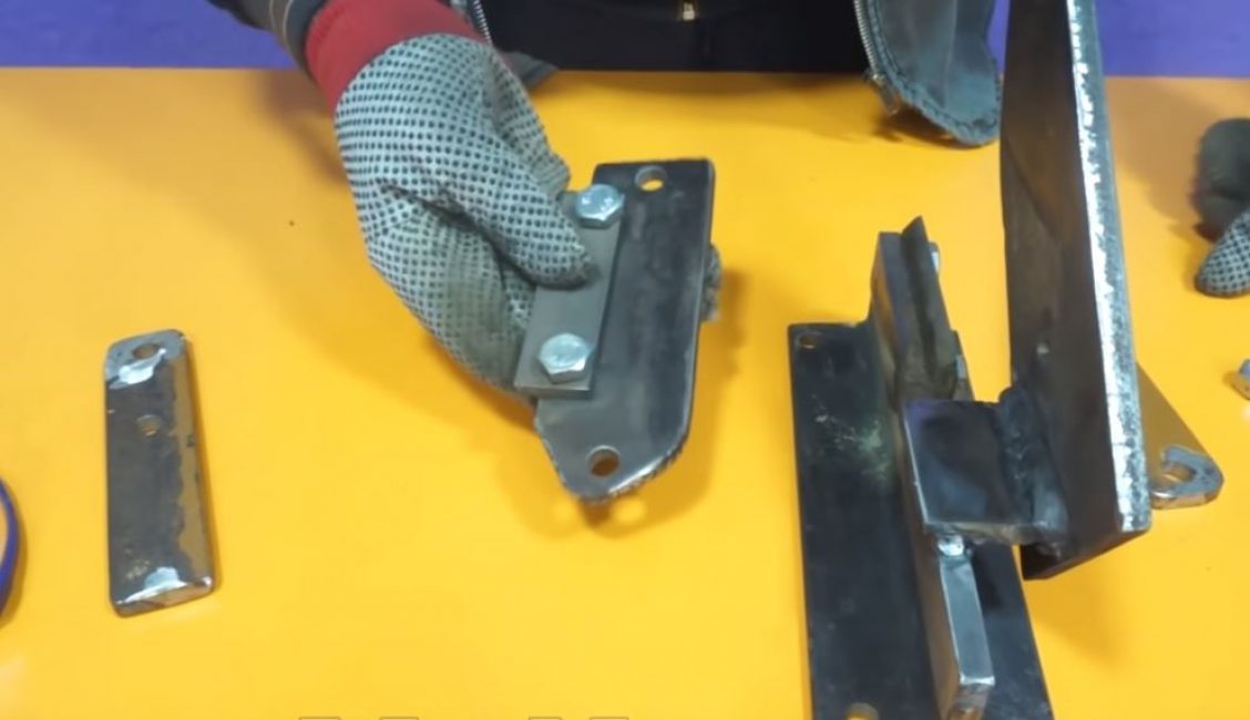 Souder une plaque arrondie