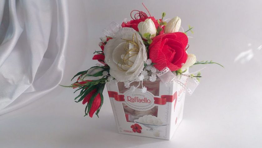 Fleur carrée en papier