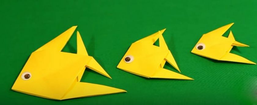 Fabriquer un joli poisson en origami
