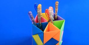 Porte-crayons en papier à faire soi-même [Master Class]