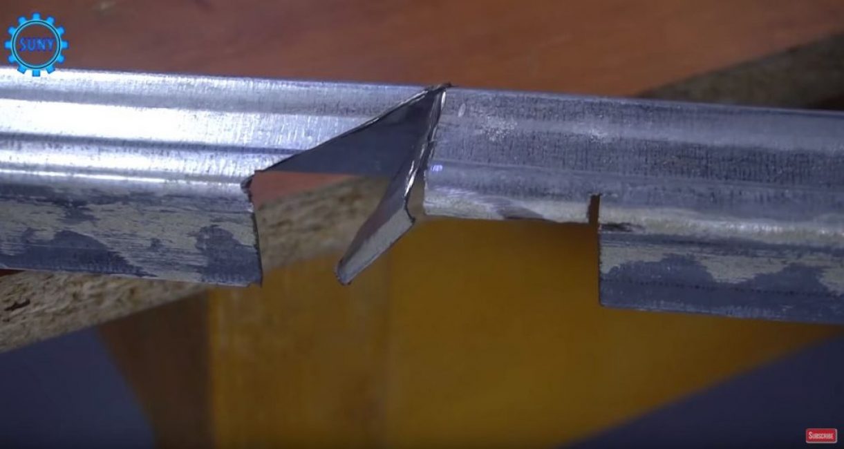 faire une coupe en diagonale