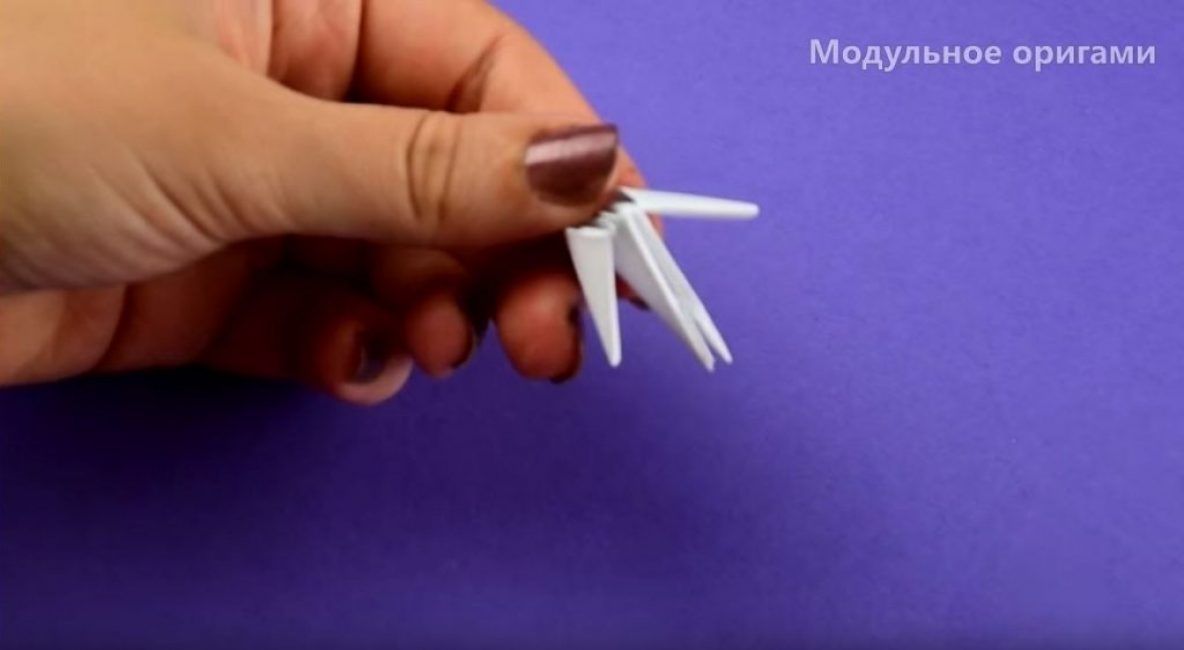 Nous prenons deux modules blancs et connectons avec le troisième