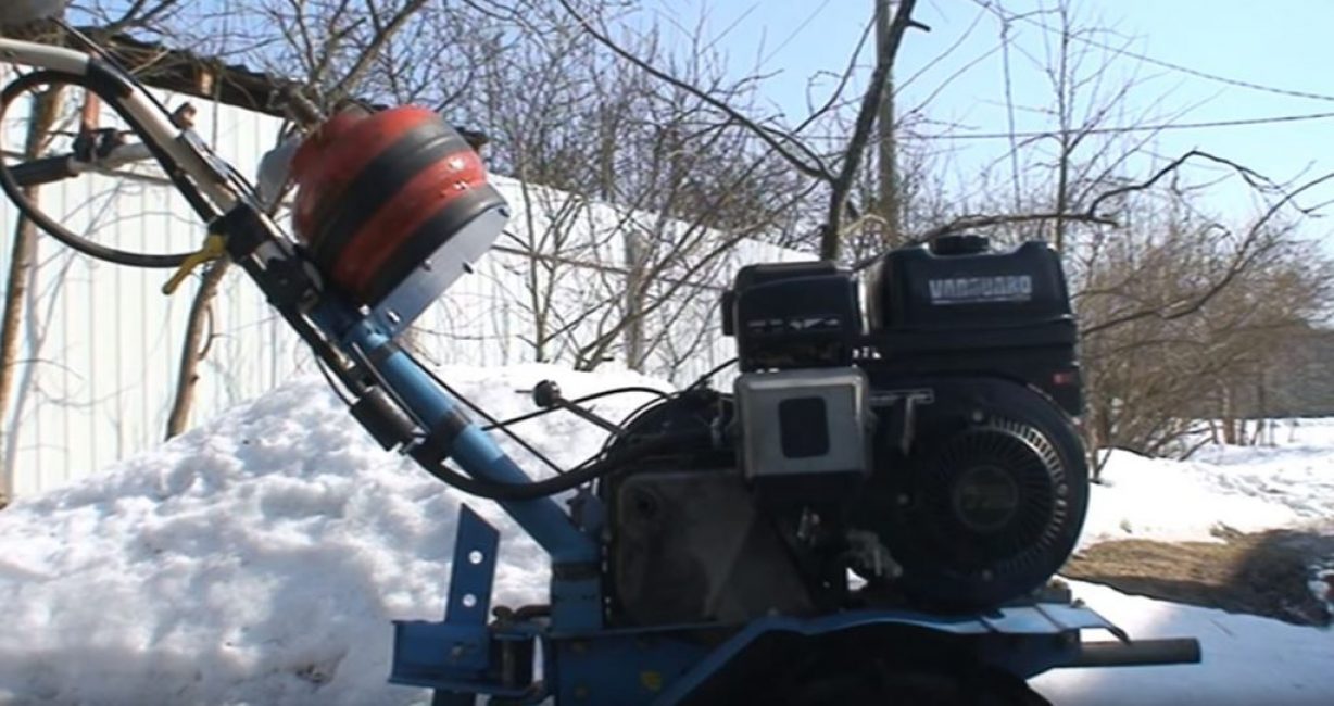 motoblock est maintenant passé au gaz