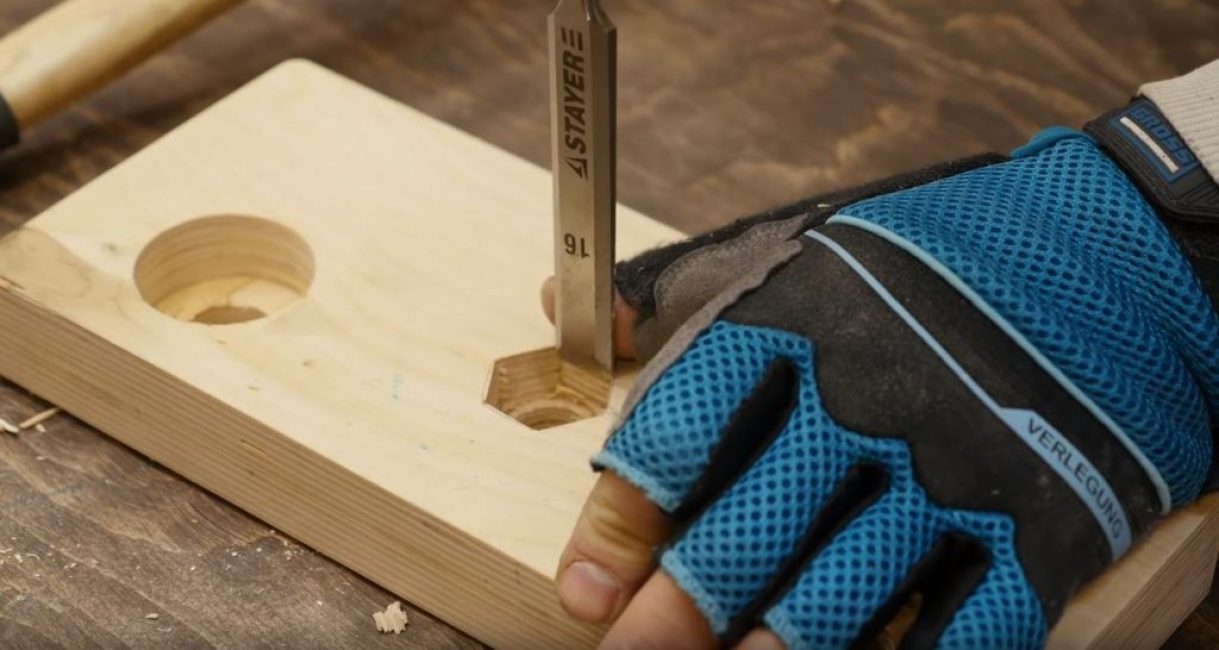 Perçage du trou central