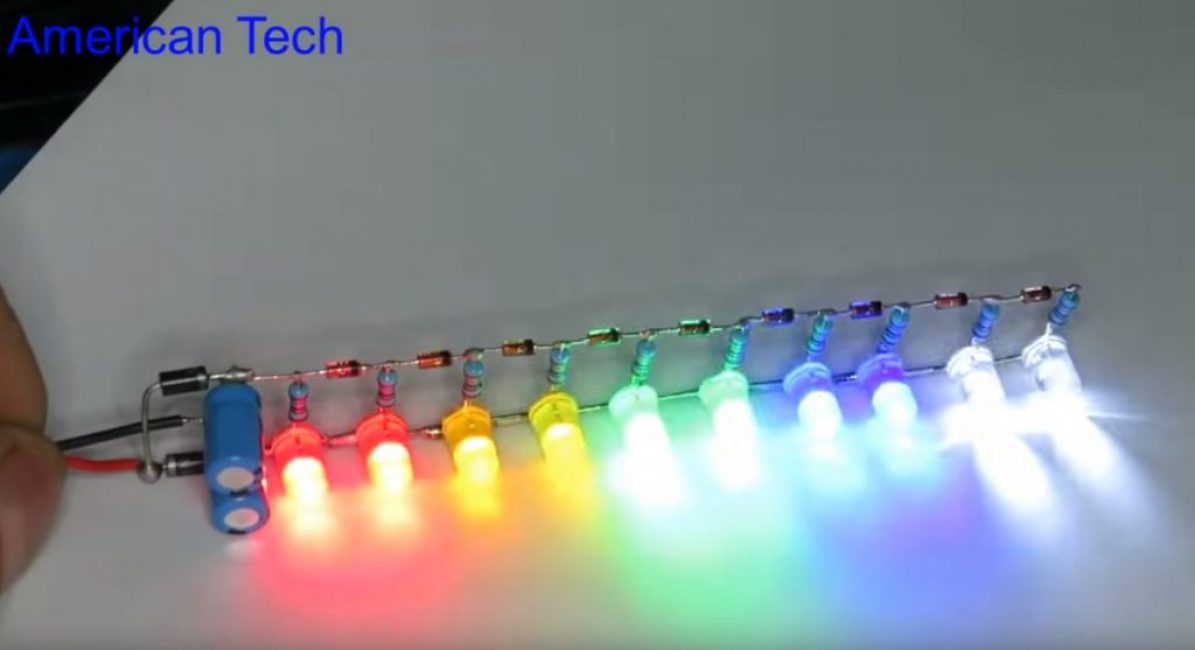 Au volume maximum, toutes les LED s'allumeront.