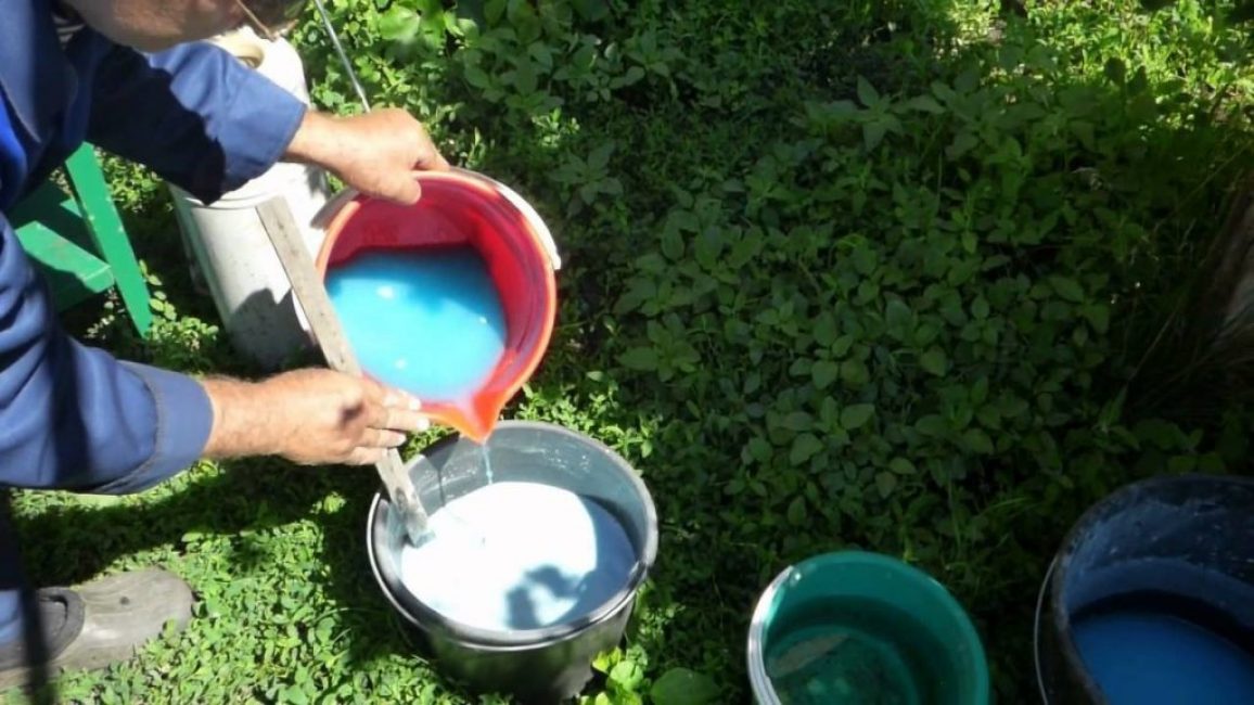 Préparation d'une composition de réservoir à partir de sulfate de cuivre et d'urée