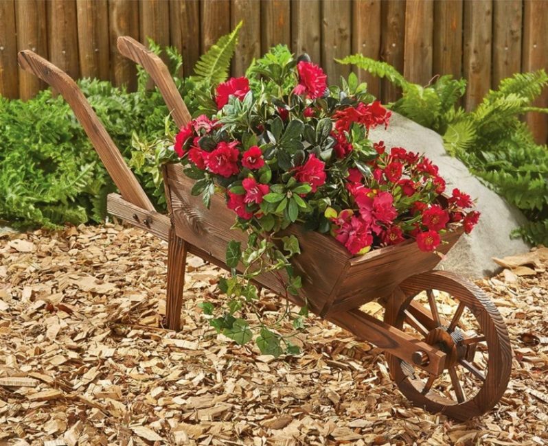 chariot en bois