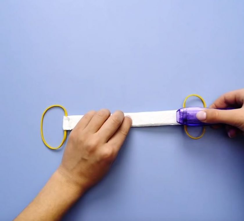 Faites de même avec la deuxième extrémité.