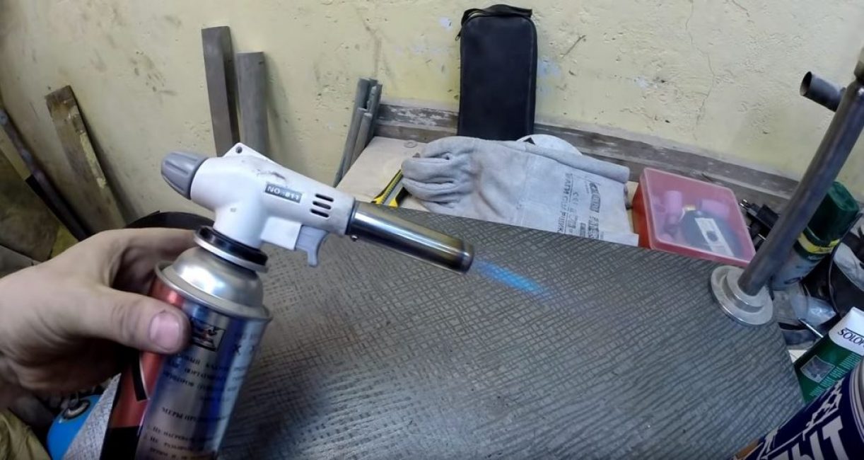 Le réservoir est rempli de propane