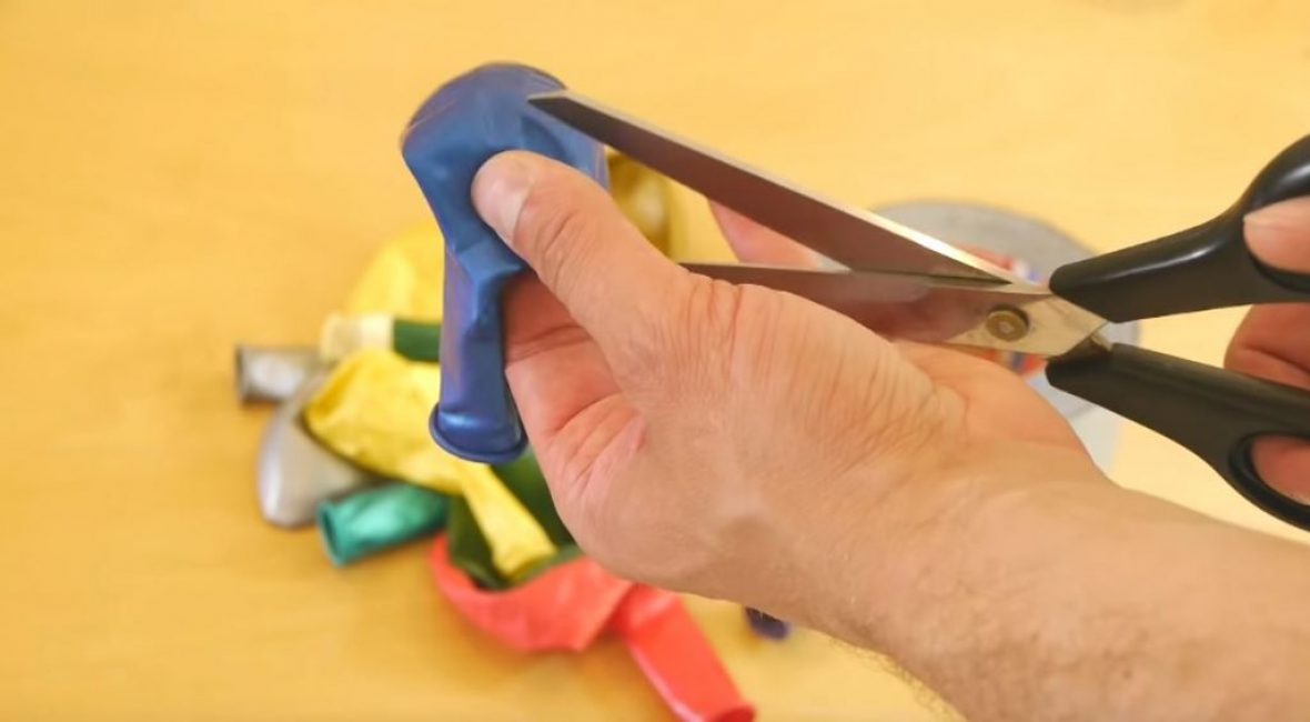 Couper une partie du ballon