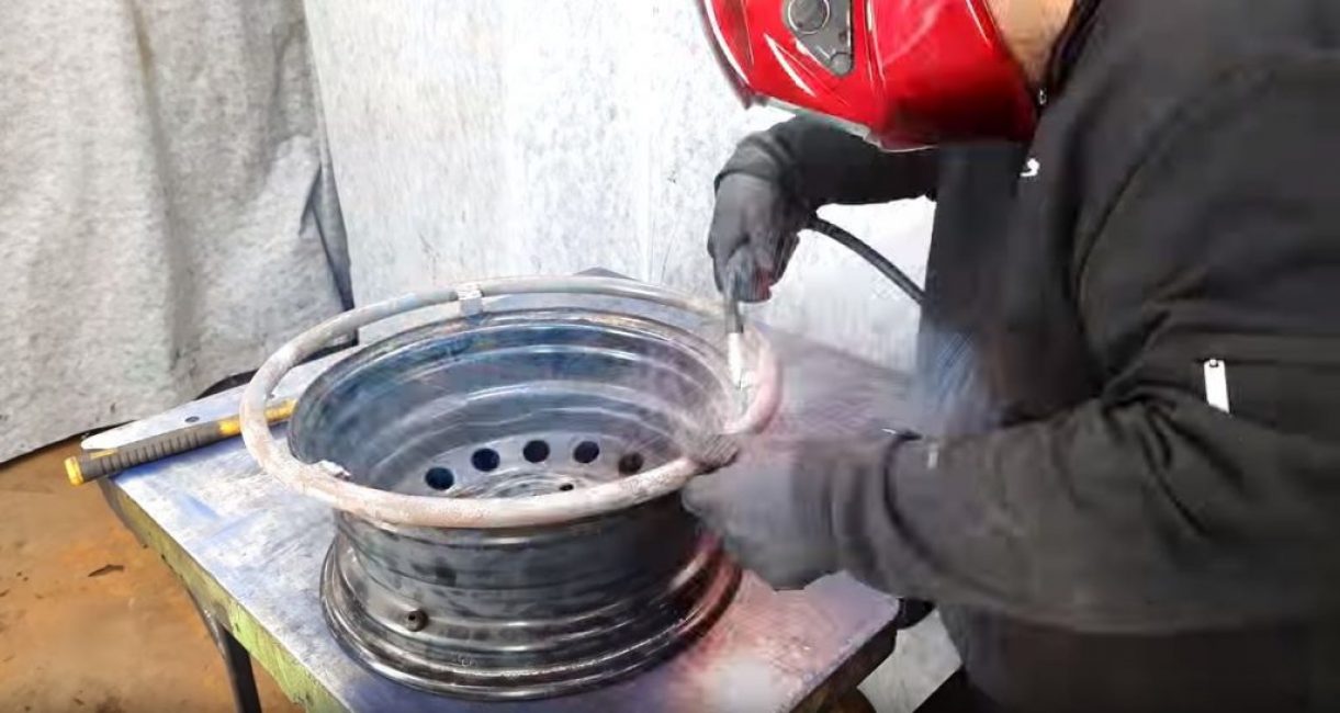 Enrouleur de tuyau bricolage