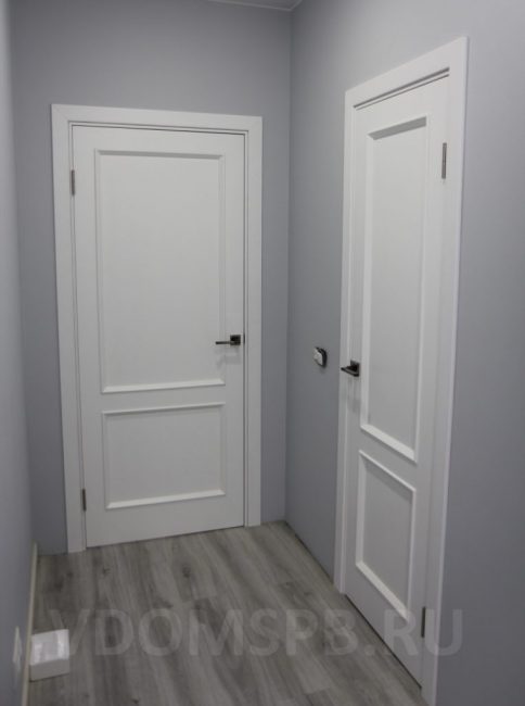 Fig1 Portes intérieures blanches - une solution universelle