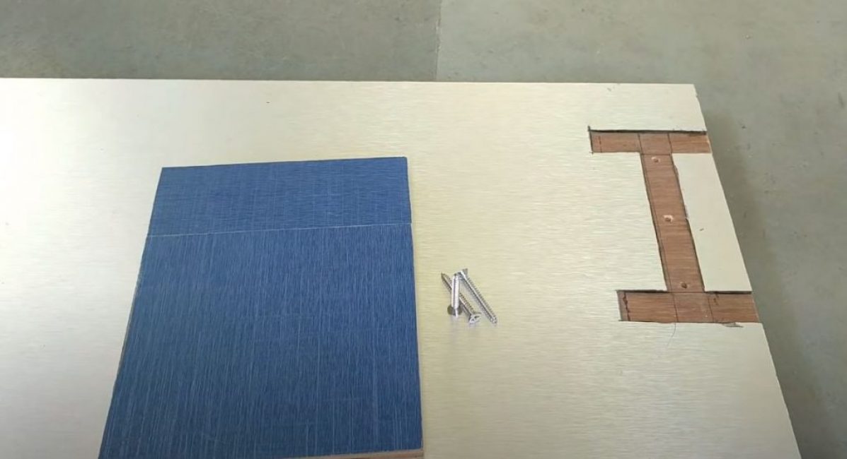 on découpe la galvanisation, pour la possibilité de fixer la crémaillère