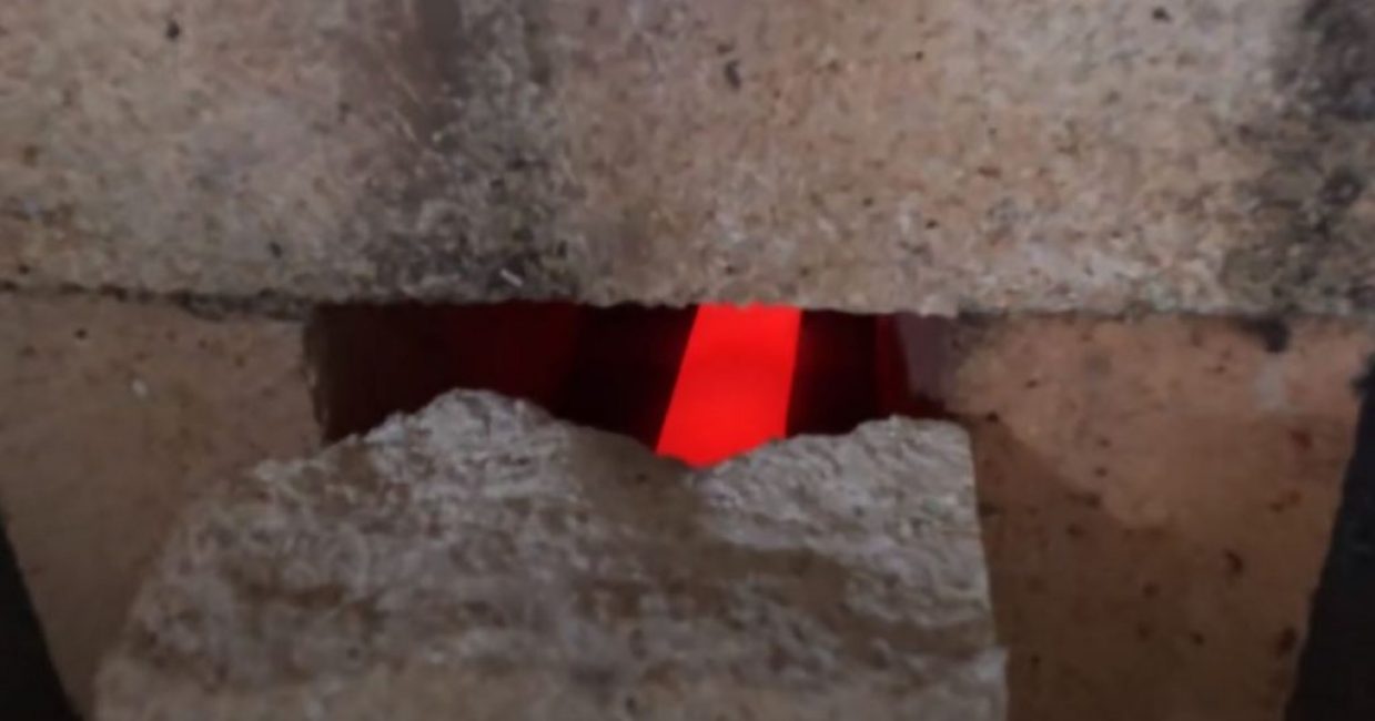 laisser refroidir la lime dans un foyer fermé