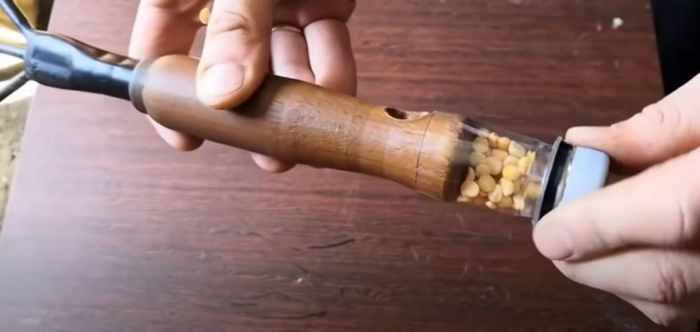 Maintenant, il est pratique de placer les graines dans un tel récipient