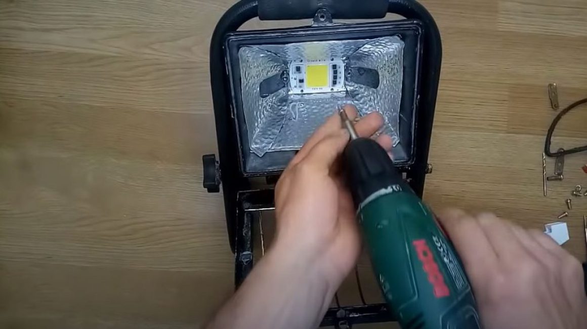 placer la matrice LED