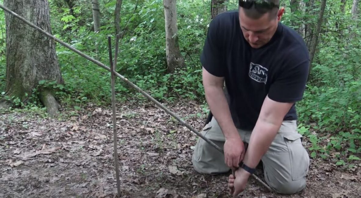 placez la tige à un angle d'environ 35-40 degrés