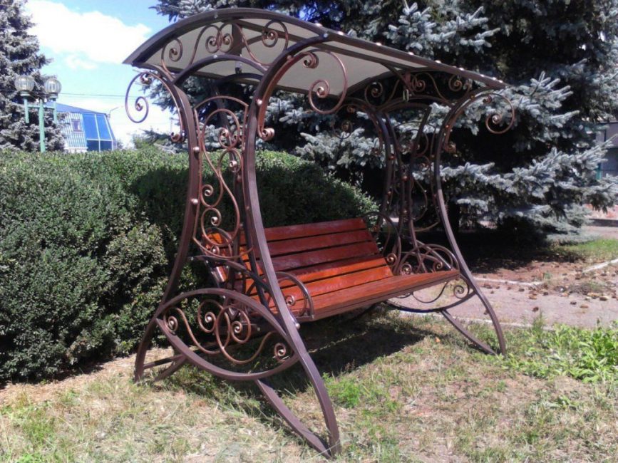 Balançoire forgée