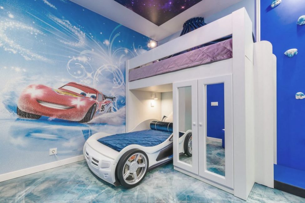 Peintures murales à l'intérieur: types, application, choix du design et combinaisons