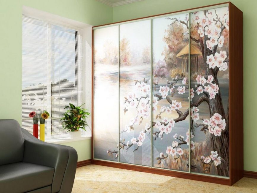 Peintures murales à l'intérieur: types, application, choix du design et combinaisons